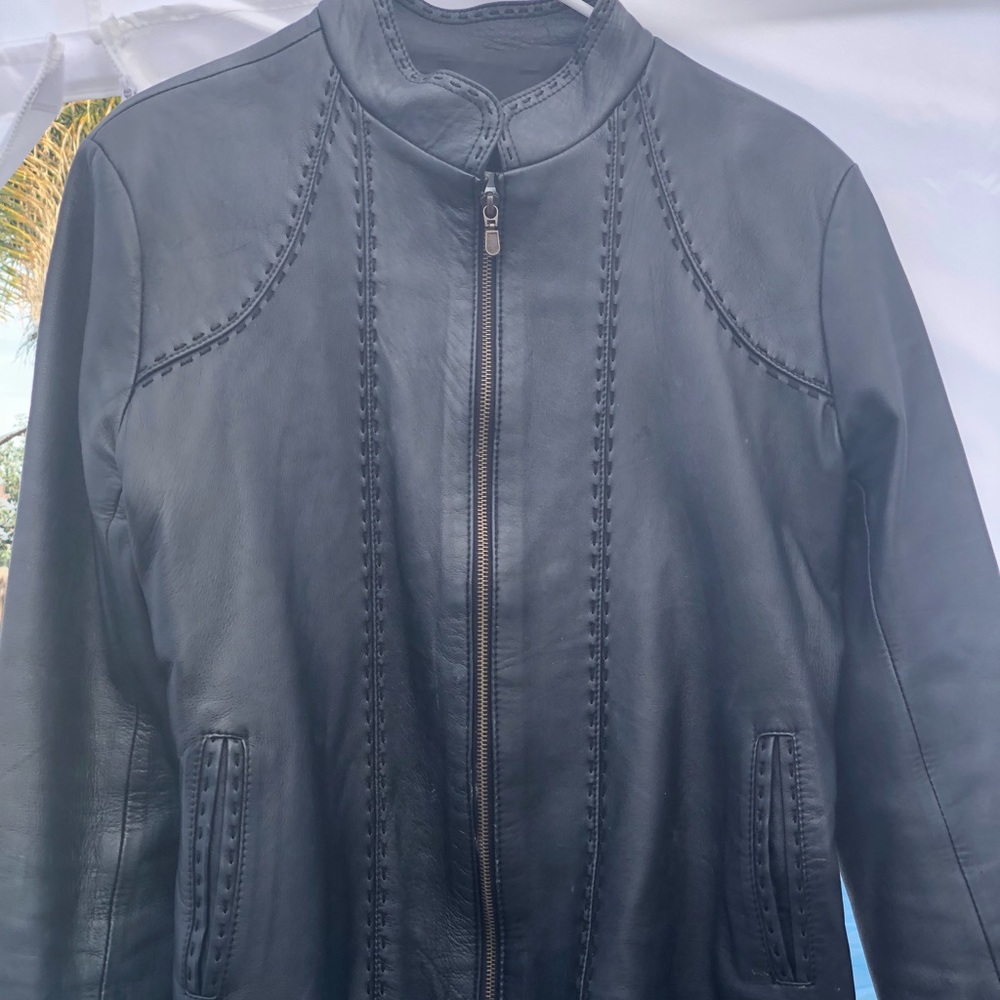 Leather jacket